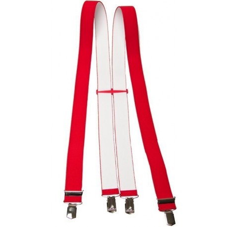 Amplios tirantes rojos