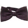 Púrpura corbata de lazo con dibujos