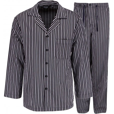 Ambassador pijama de rayas grises