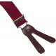 Tirantes anchos Burdeos para los botones