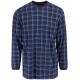 Ambassador pijama jersey - a cuadros azul