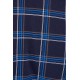 Ambassador pijama jersey - a cuadros azul