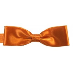Orange corbata de lazo delgado