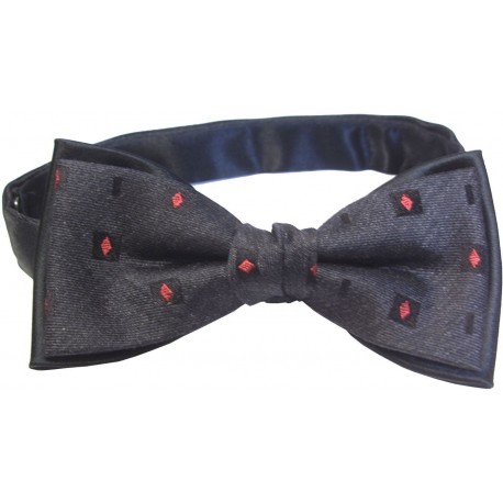 Pajarita estampada - Negro